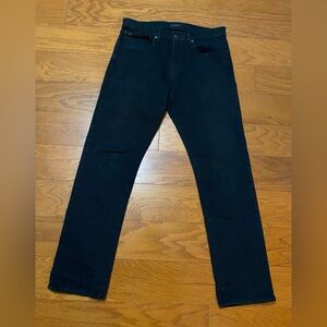 Polo Ralph Lauren Hampton Relaxed Straight Black Jeans Mens 32x32 Excellent Cond